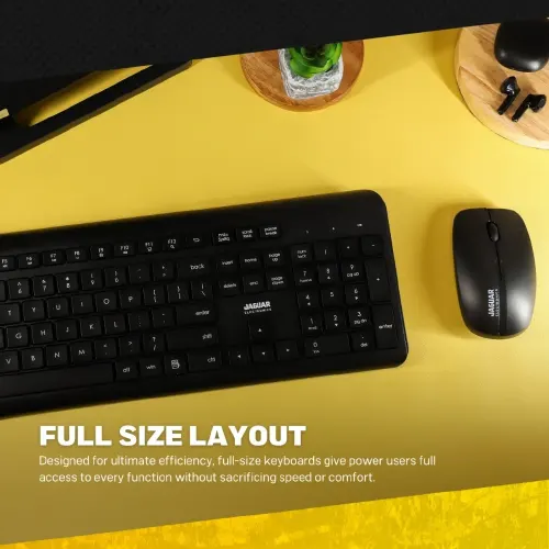 Jaguar Electronics PR26 2.4G Optical Wireless Keyboard and Mouse Set - View 2