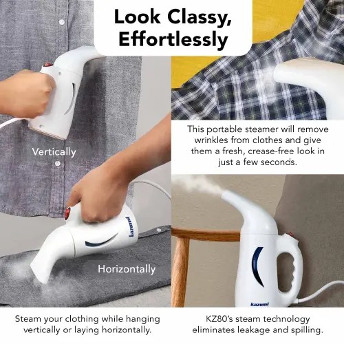 KAZUMI KZ80 Handheld Garment Steamer - View 2