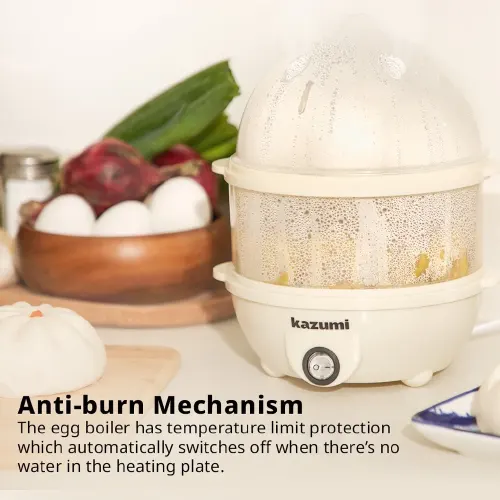 Kazumi KZ-100 Multi-Functional Electric Steamer 350W - View 3