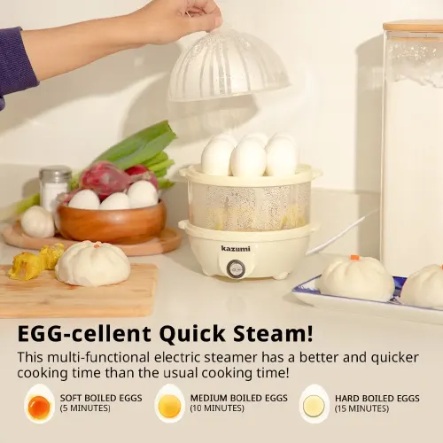 Kazumi KZ-100 Multi-Functional Electric Steamer 350W - View 2