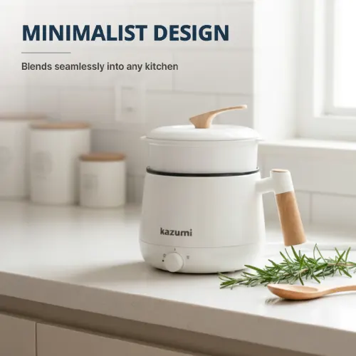 Kazumi KZ-312 1.6L Multifunctional Non-Stick Electric Cooker with Steamer - View 4