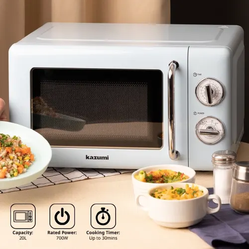 Kazumi KZ-702 20L Retro Microwave Oven - View 4