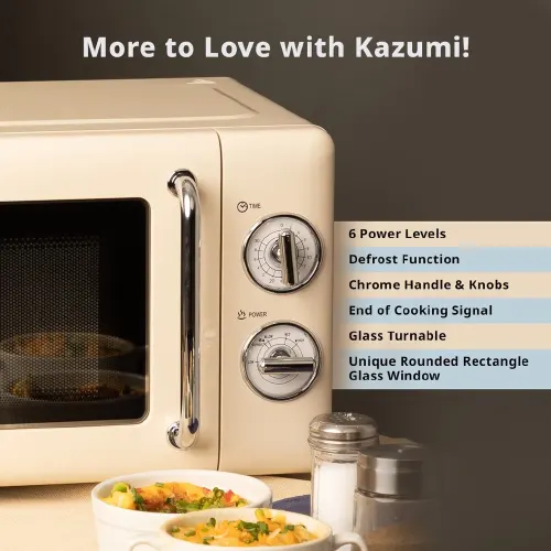Kazumi KZ-702 20L Retro Microwave Oven - View 3