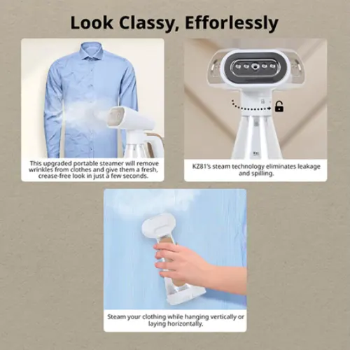 Kazumi KZ81 Portable Garment Steamer - View 3