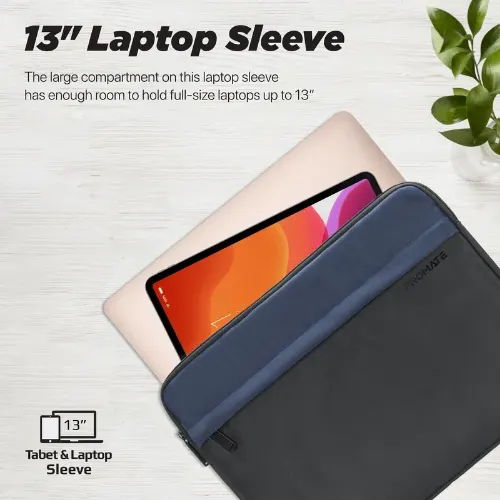 Promate Limber-SB Lightweight 13" Tablet Sleeve with Front Storage Zipper - View 3