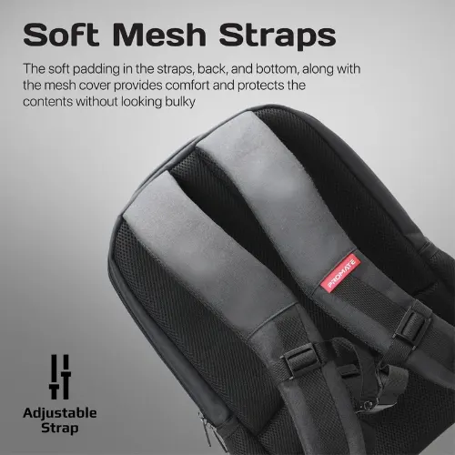 Promate Satchel-BP SleekComfort 15.6"Laptop Backpack With Multiple Pockets - View 4