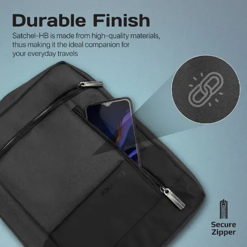 Promate Satchel-HB SleekComfort 13” Tablet Hand Bag with Multiple Compartments - View 4