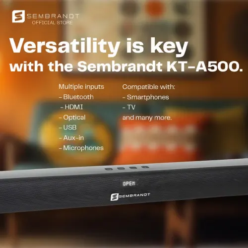 Sembrandt KT-A500 Soundbar with Microphones - View 4