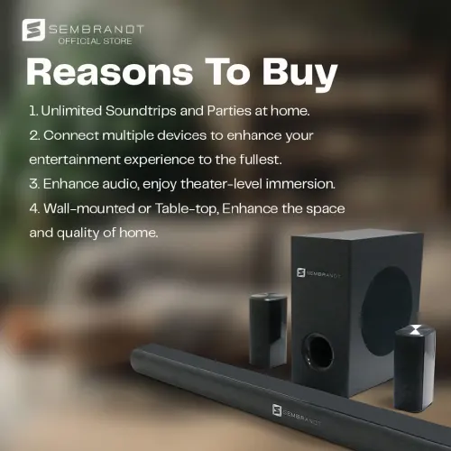 SEMBRANDT TR-S200 5.1CH Soundbar - View 4