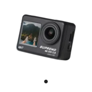 Supremo Ace 4K Dual Display Waterproof Action Camera - Black